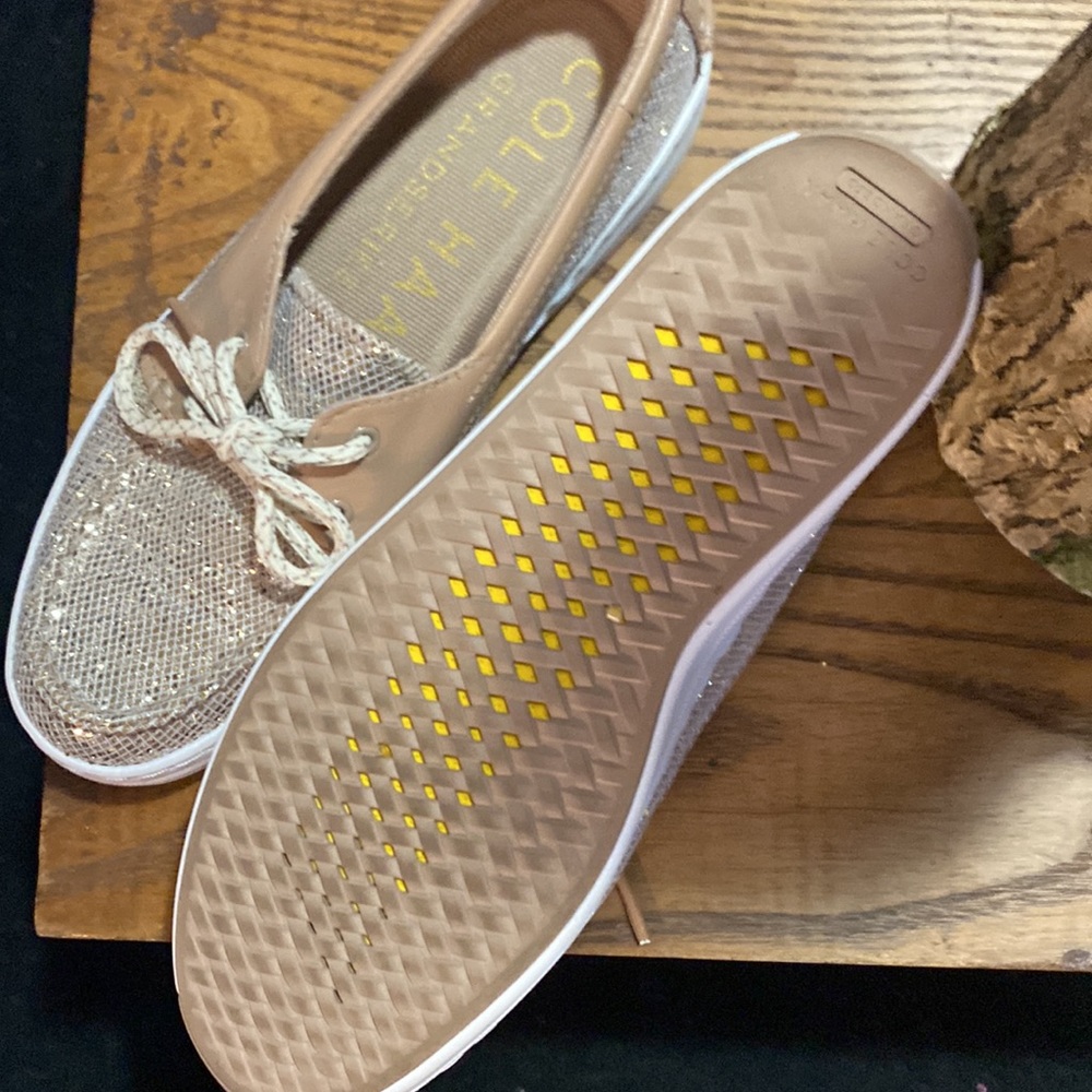 Cole Haan boat shoes 👞 with bling!!